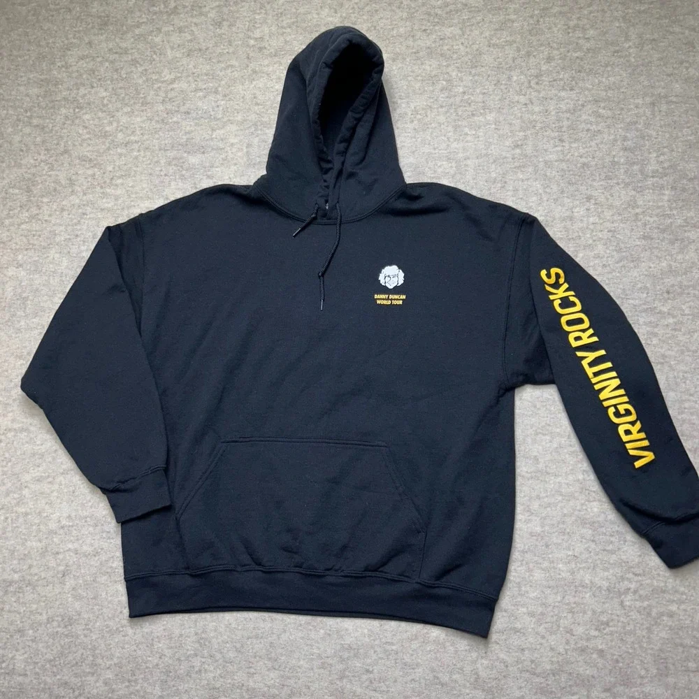 Danny Duncan World Tour Black Hoodie Virginity Rocks Mens‎ XL Sweatshirt 2021